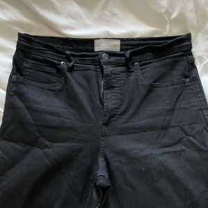 Everlane black high rise skinny jeans - size 12